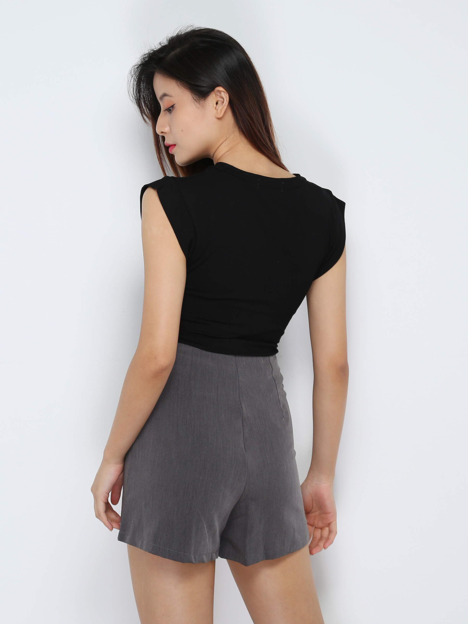 High Waist Wrap Skirt Pants 31562