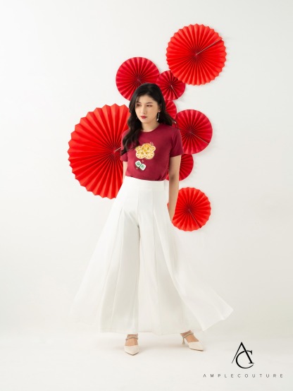 [PREORDER] High Waist With Net Long Pants AC523