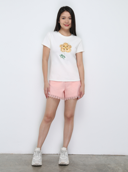 Short Sleeve Girl New Year Top 31675 