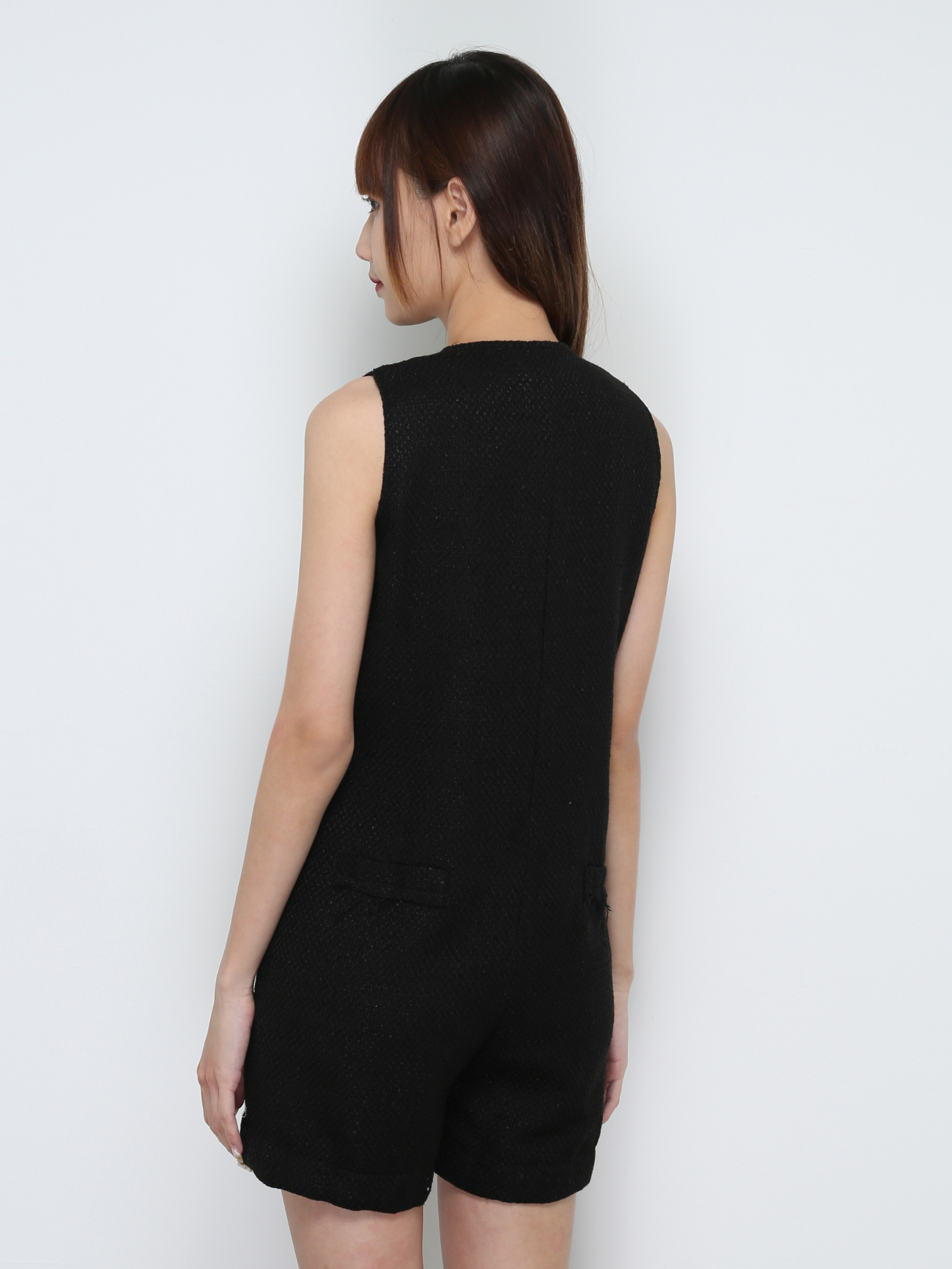 Sleeveless Front Button Jumpsuit 31739