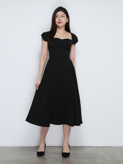 Back Zip Elegant Dress 31803