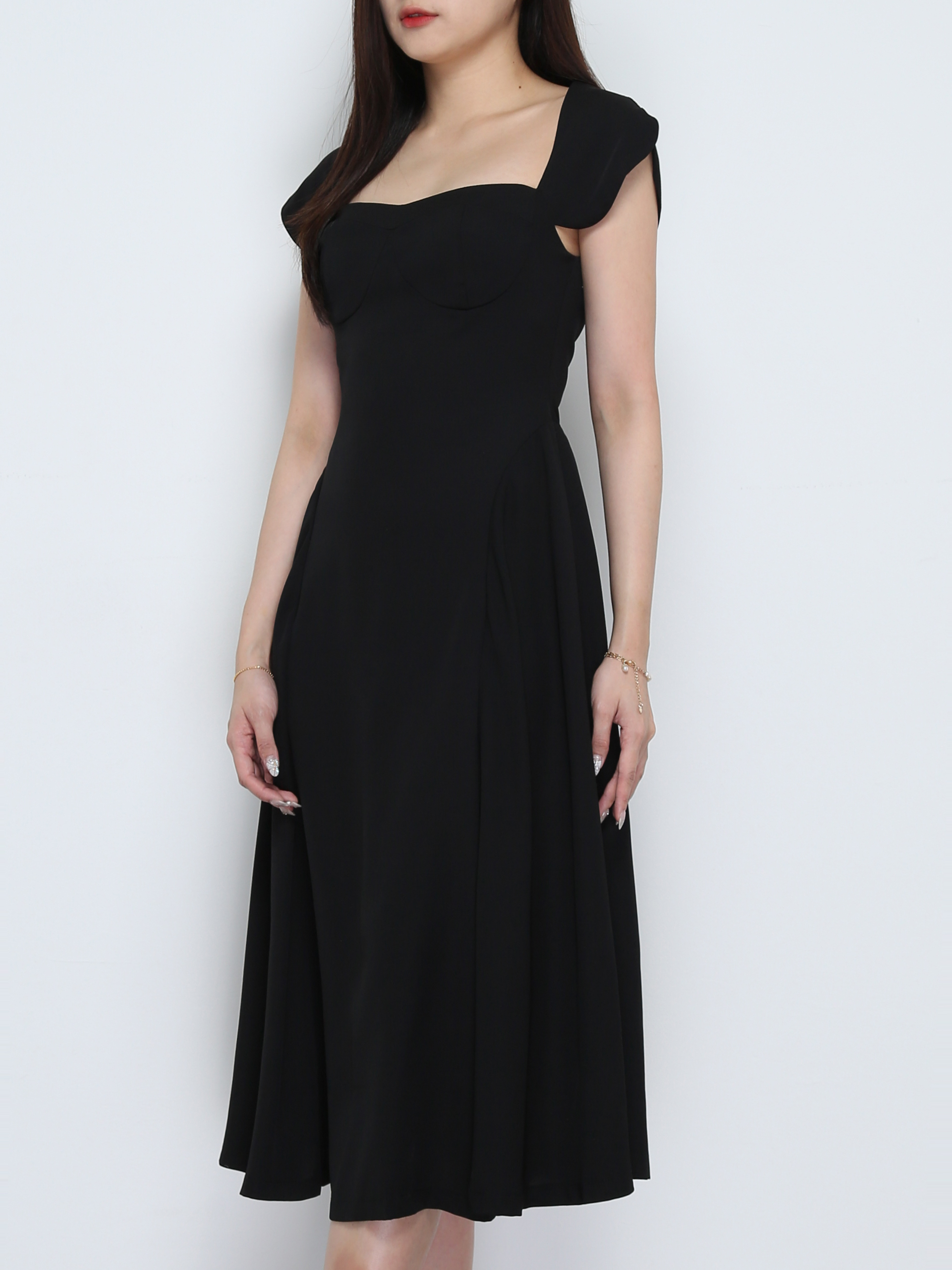 Back Zip Elegant Dress 31803