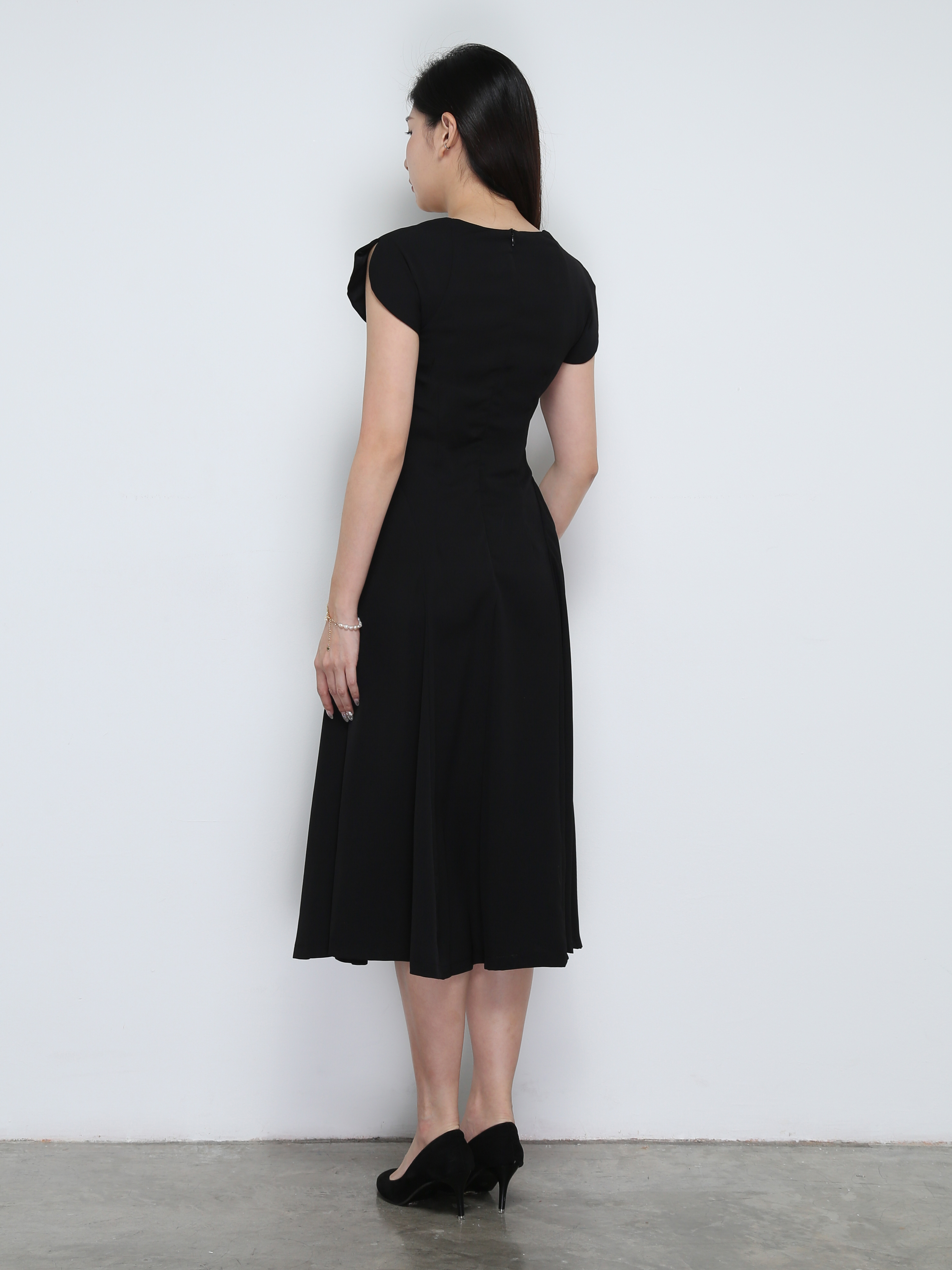 Back Zip Elegant Dress 31803