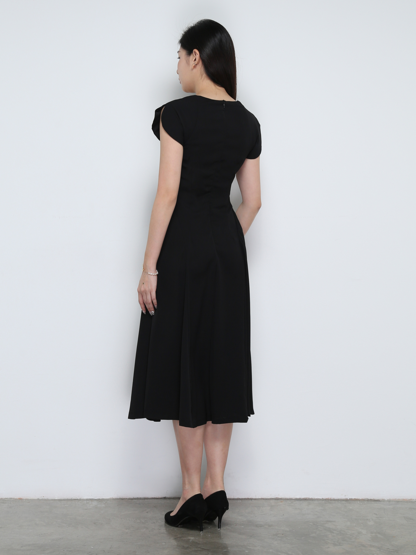 Back Zip Elegant Dress 31803