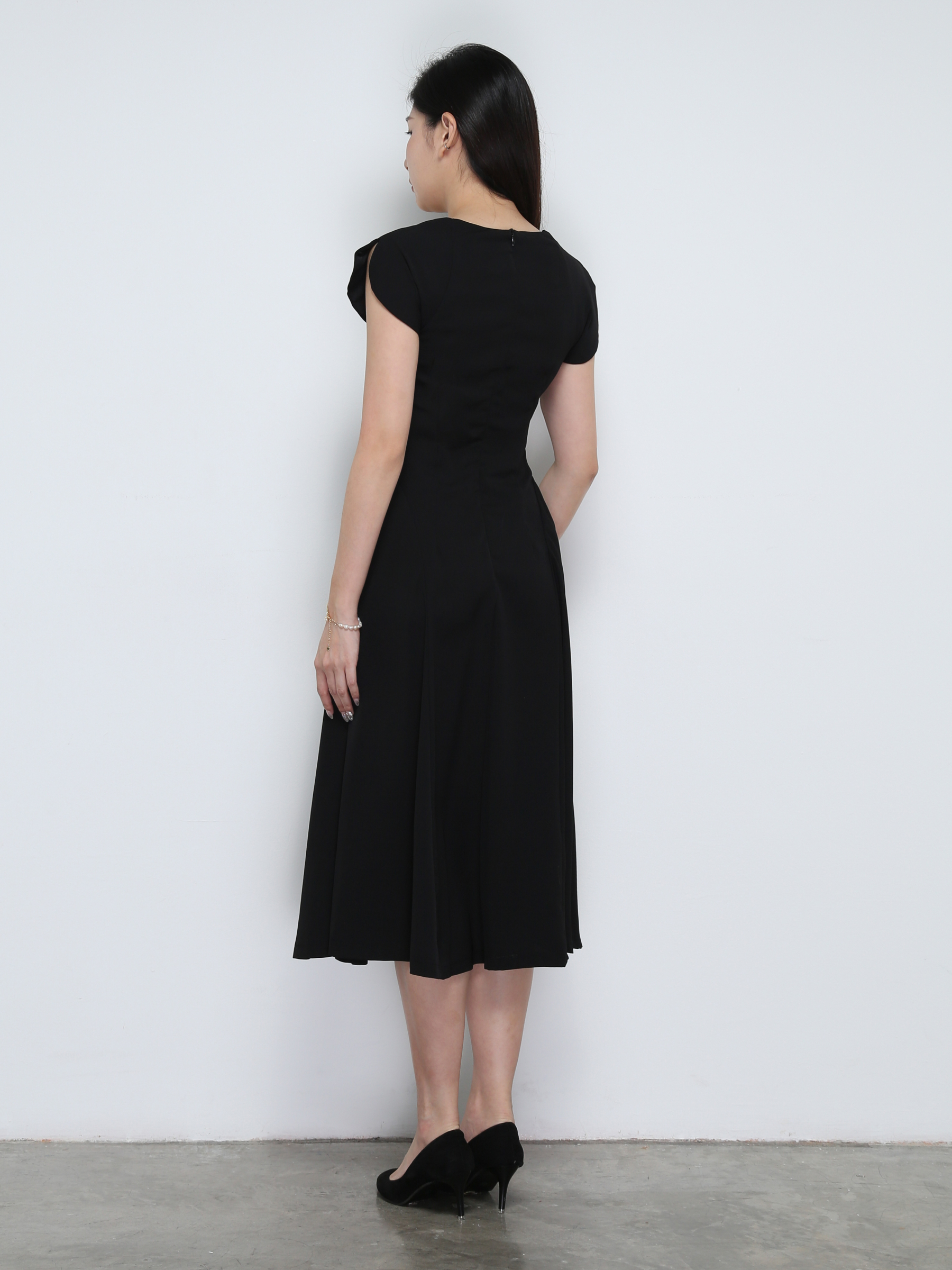 Back Zip Elegant Dress 31803