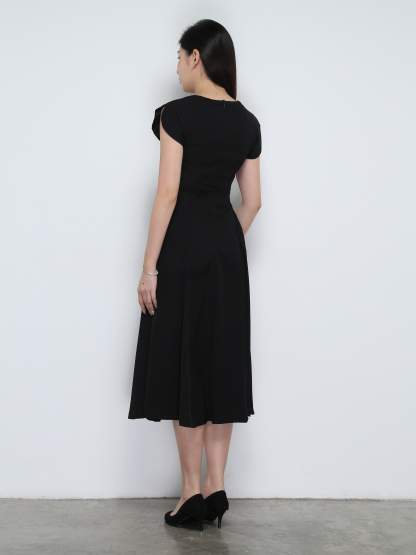 Back Zip Elegant Dress 31803