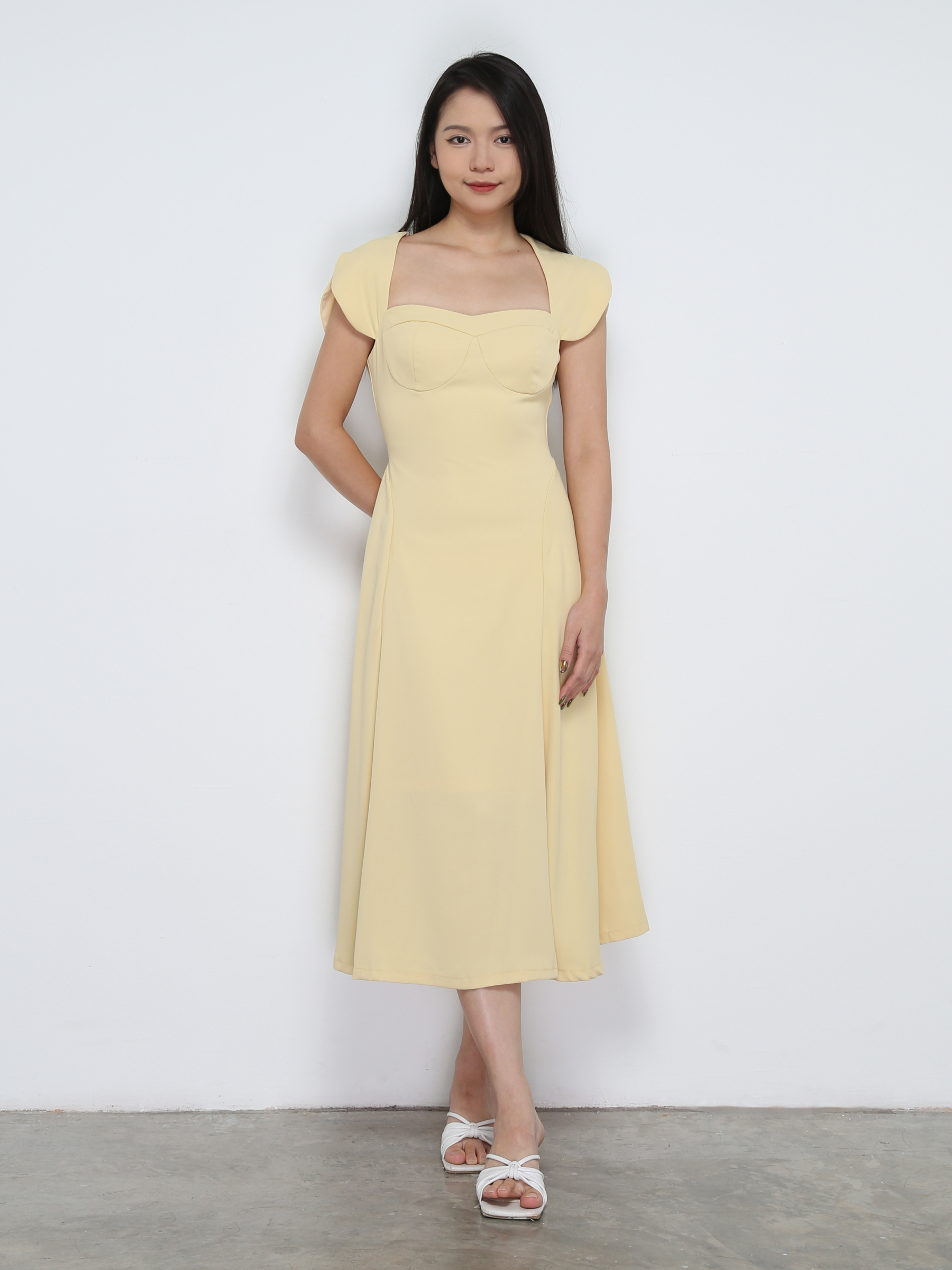 Back Zip Elegant Dress 31803