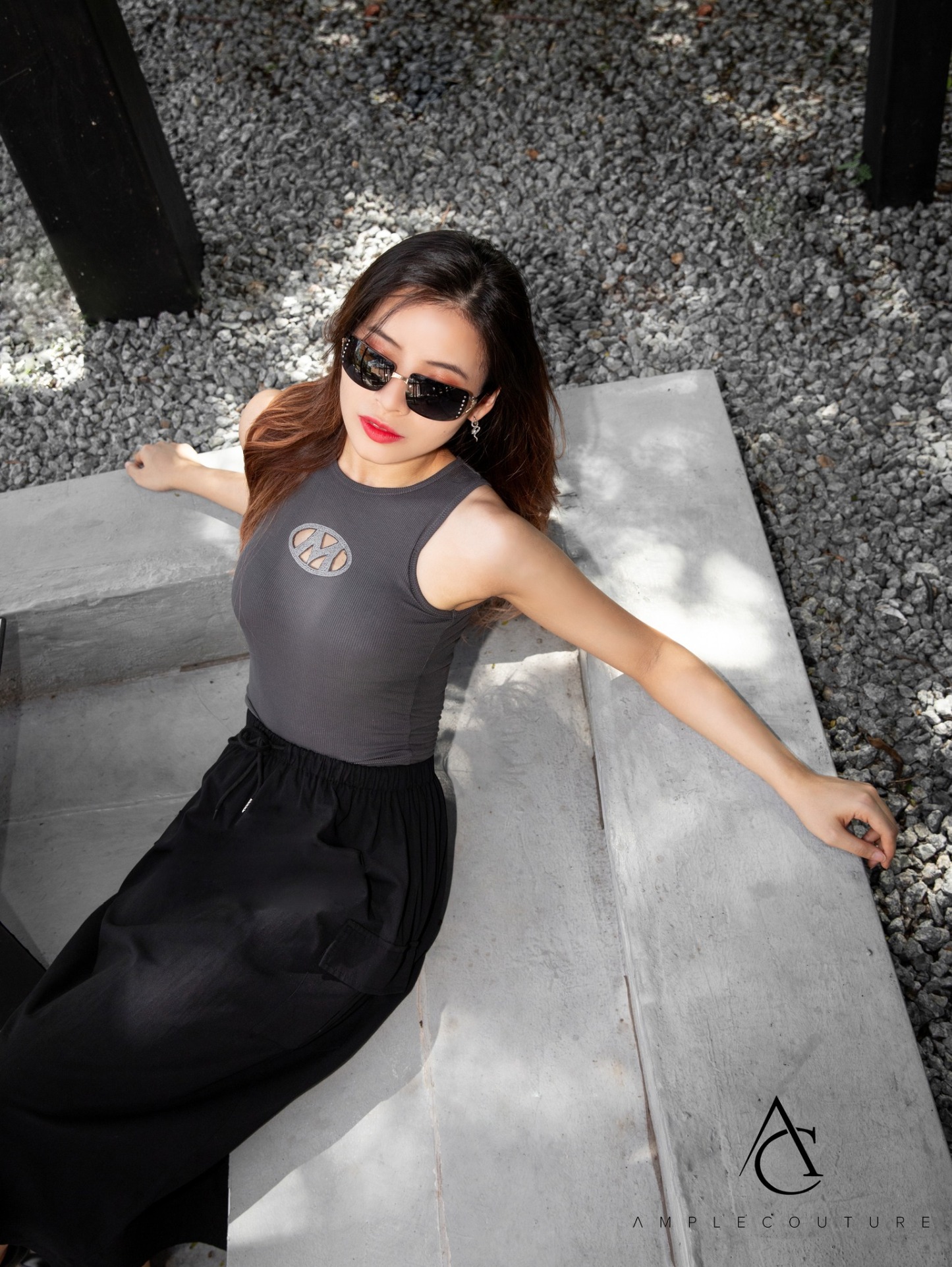 High Waist With Split Skirt 31816