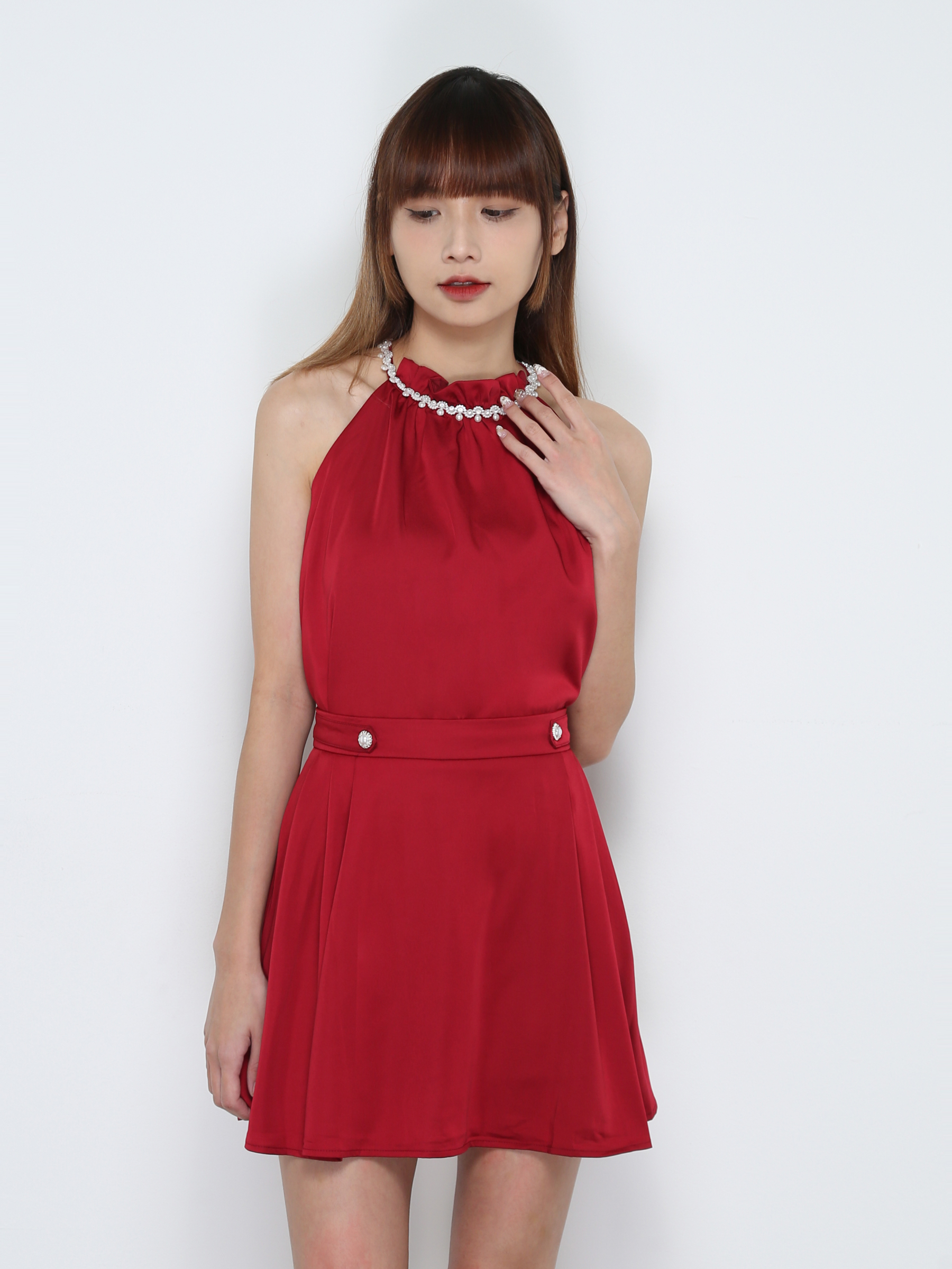 Sleeveless Top With Skirt Set 31855 (SPO)