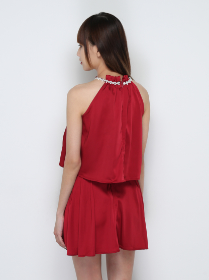 Sleeveless Top With Skirt Set 31855 (SPO)