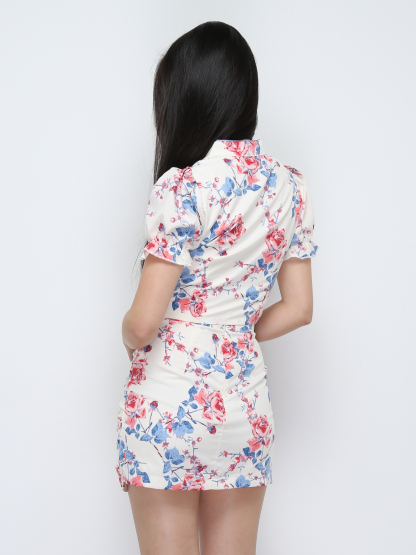 Floral Cheongsam Set 31958