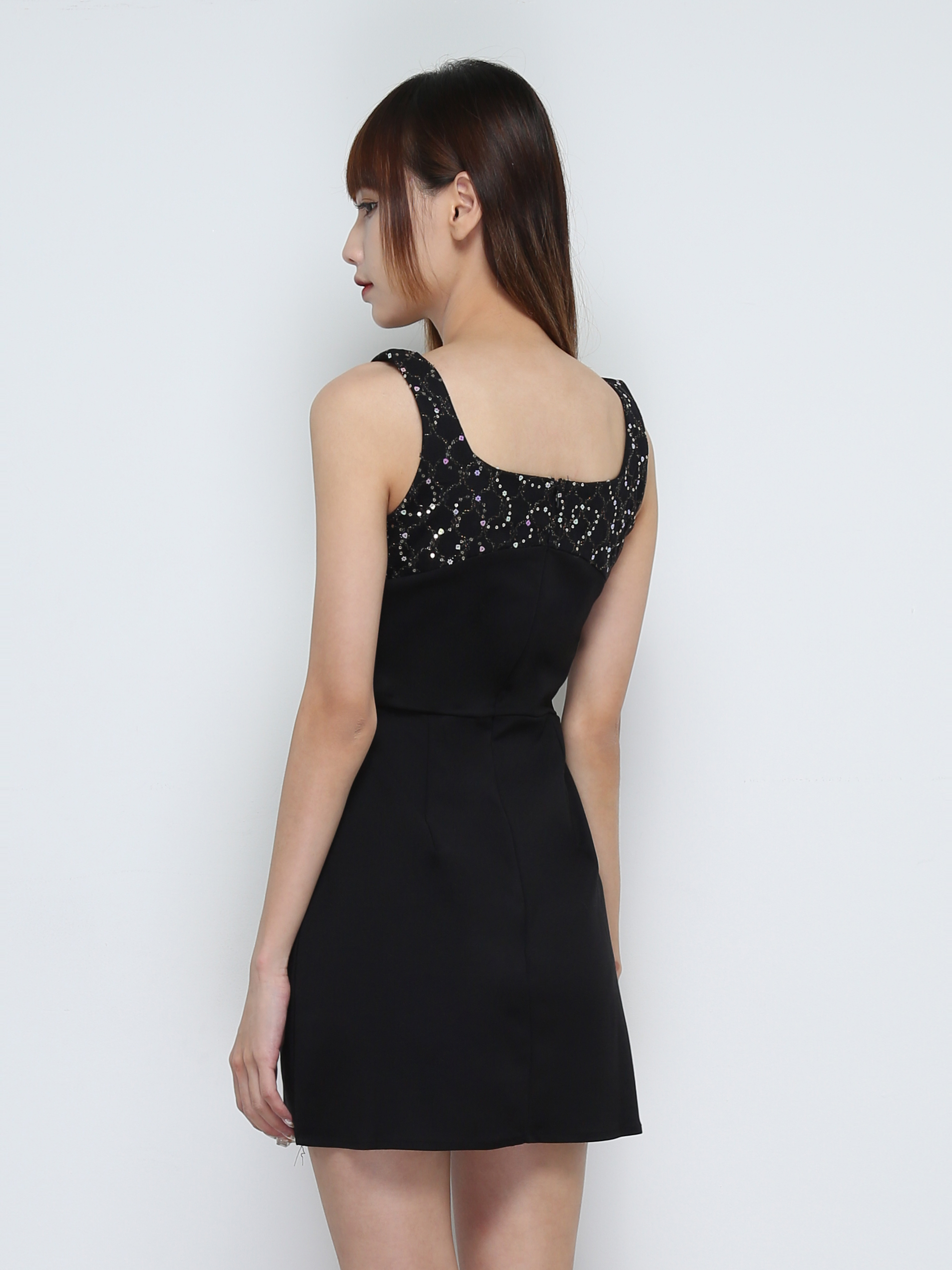 Sleeveless Back Zip Dress 32017