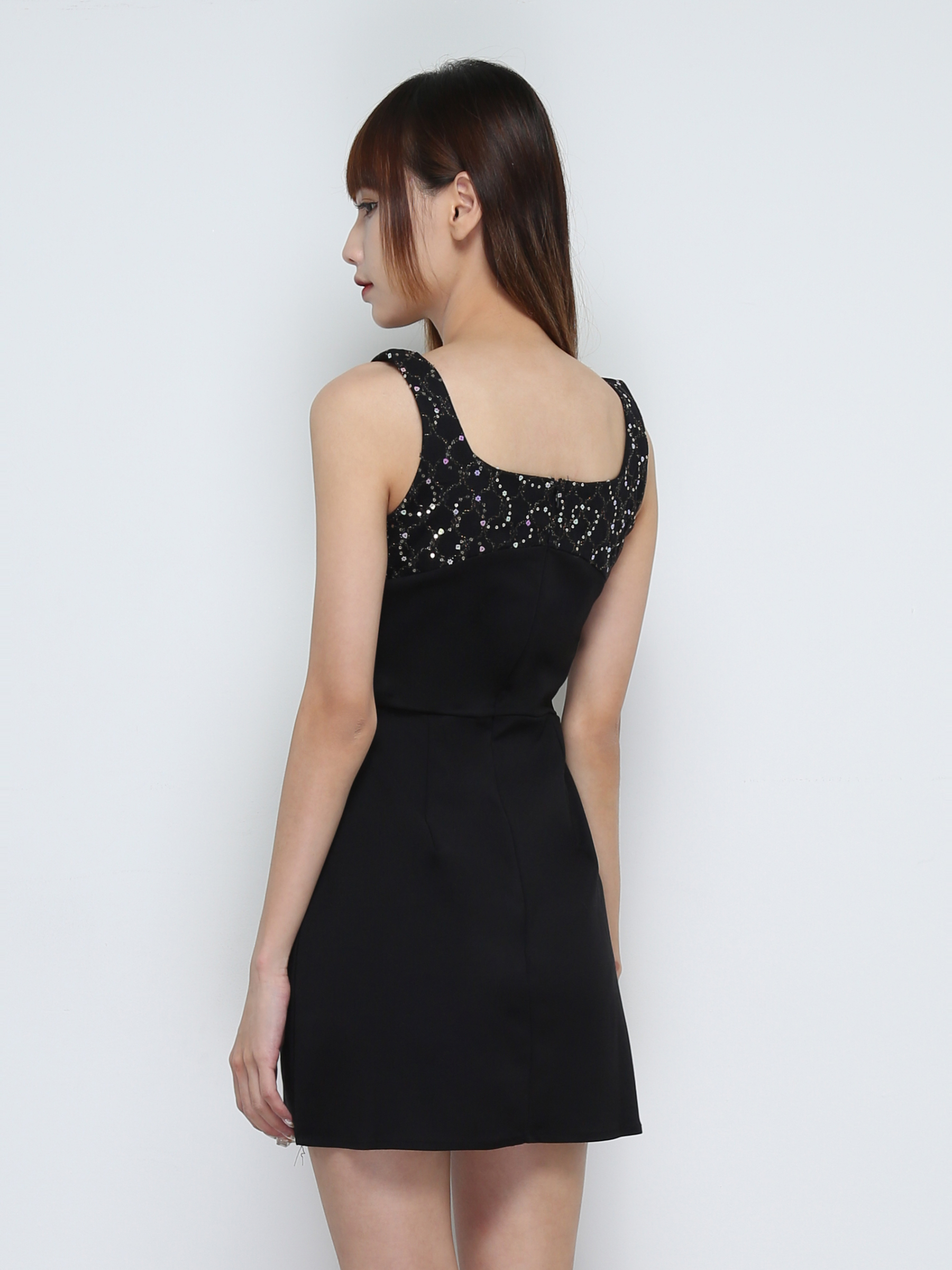 Sleeveless Back Zip Dress 32017