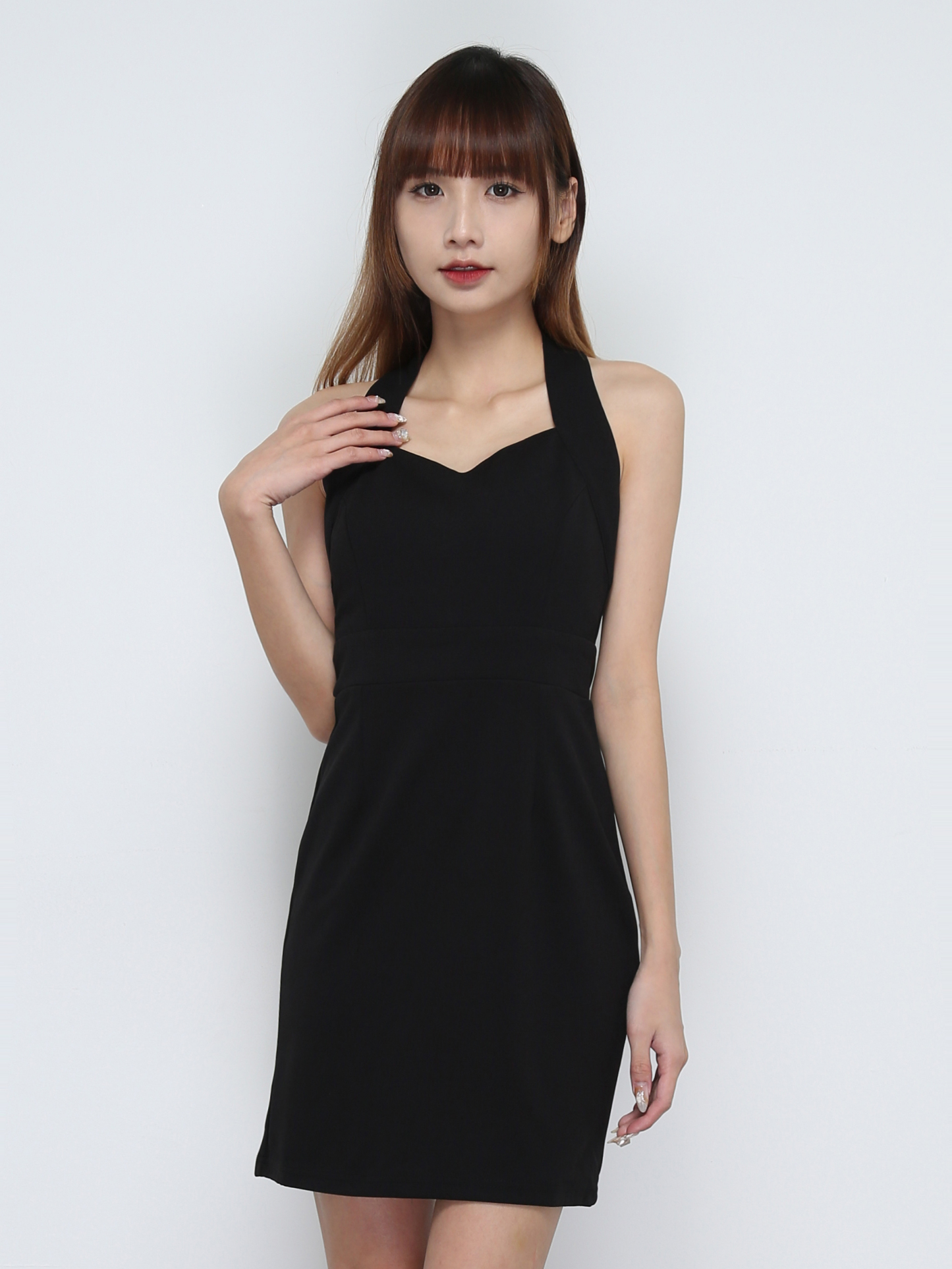 Sleeveless Back Zip Dress 32022