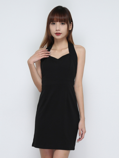 Sleeveless Back Zip Dress 32022