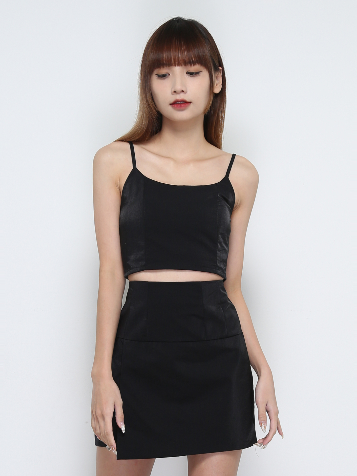 Singlet Top With Skirt Set 32047