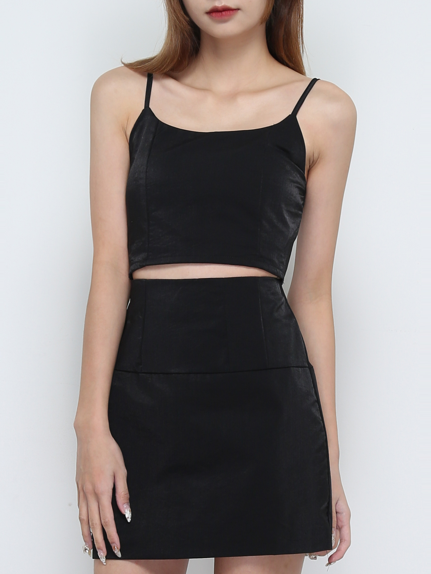 Singlet Top With Skirt Set 32047