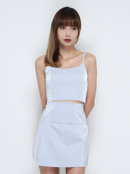 Singlet Top With Skirt Set 32047