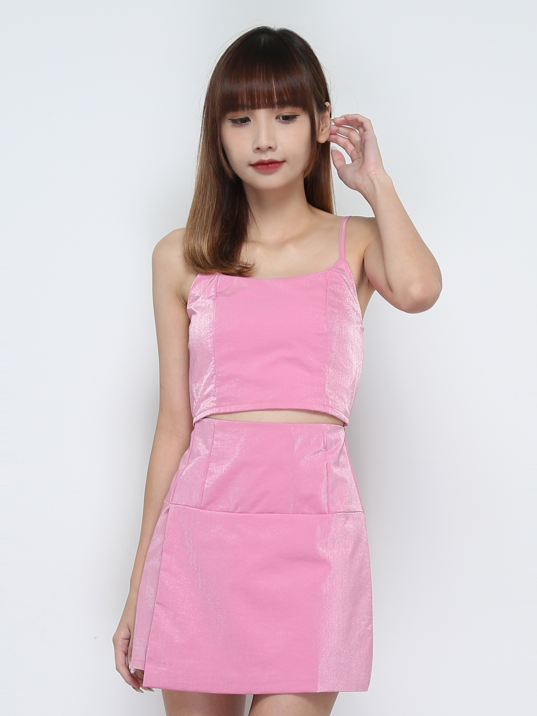 Singlet Top With Skirt Set 32047