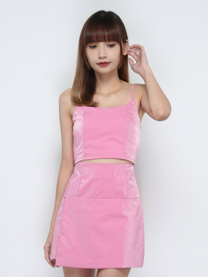 Singlet Top With Skirt Set 32047