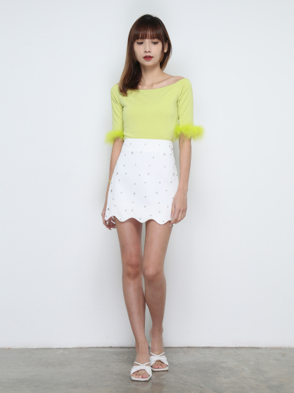 Wave With Decorative Diamond Skirt 31960