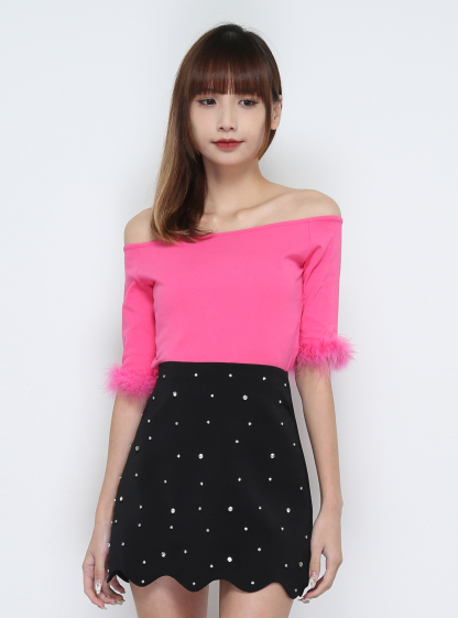 Wave With Decorative Diamond Skirt 31960