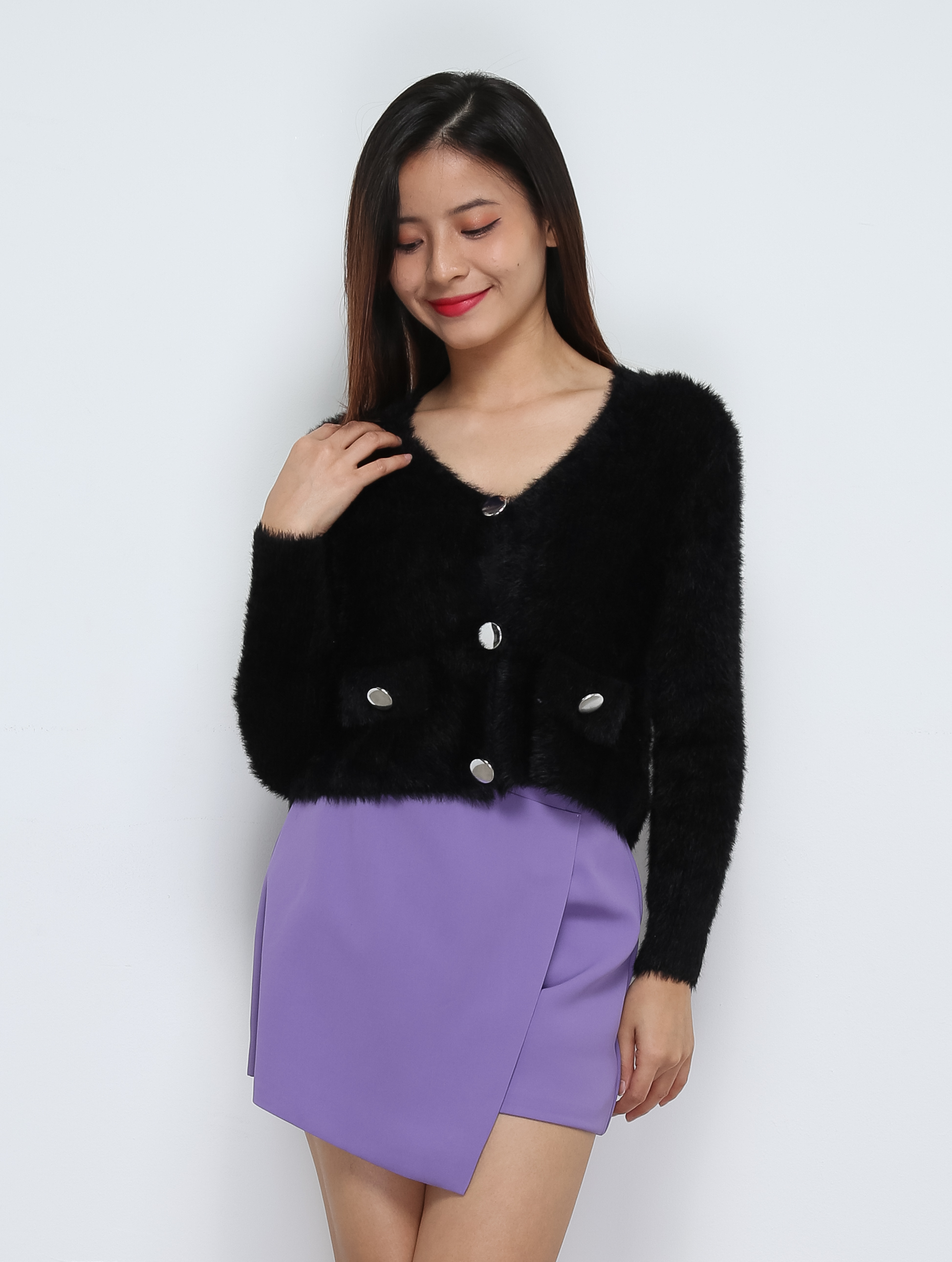 Knitted Fur Top 32094