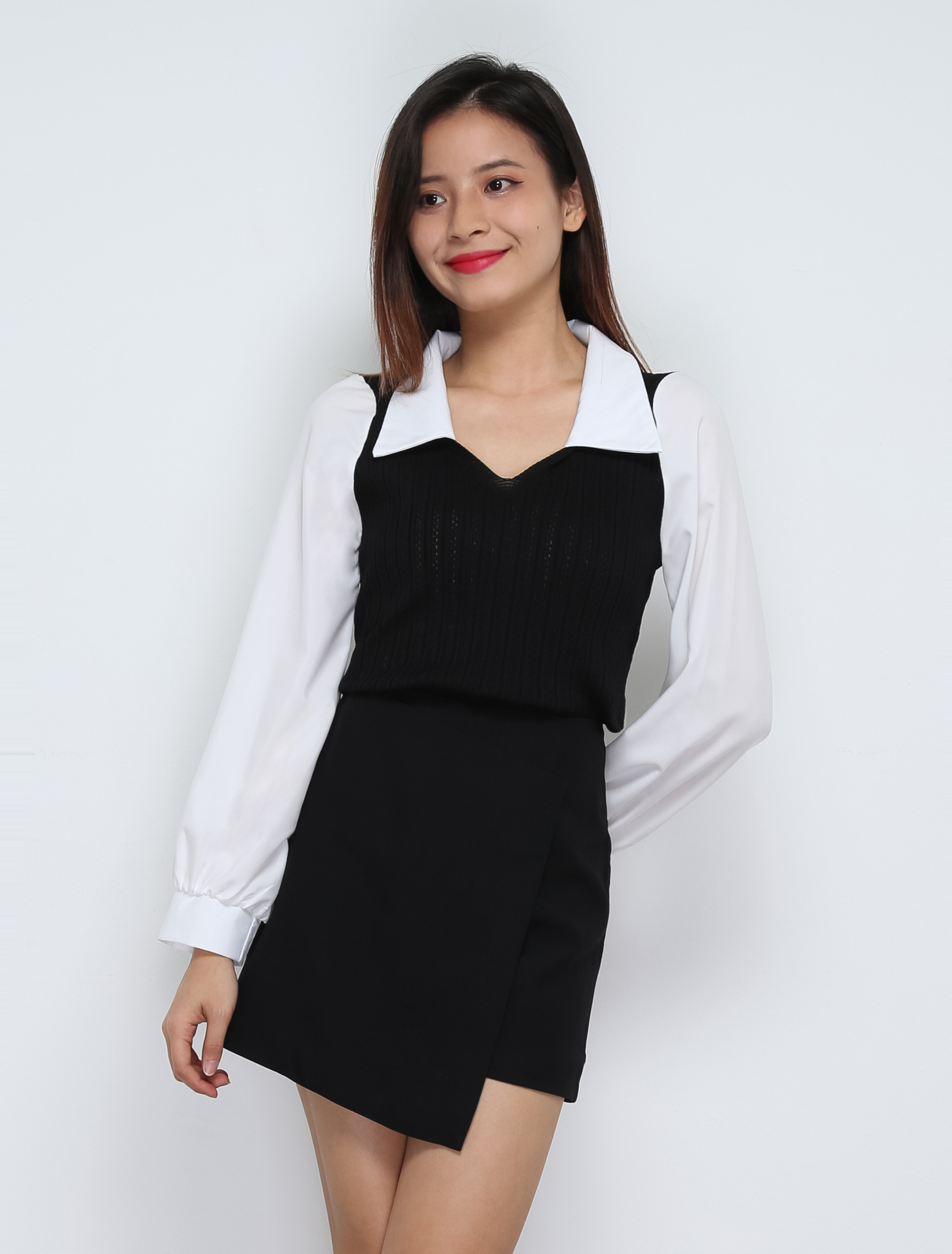 High Waist Wrap Skirt Pants 31940