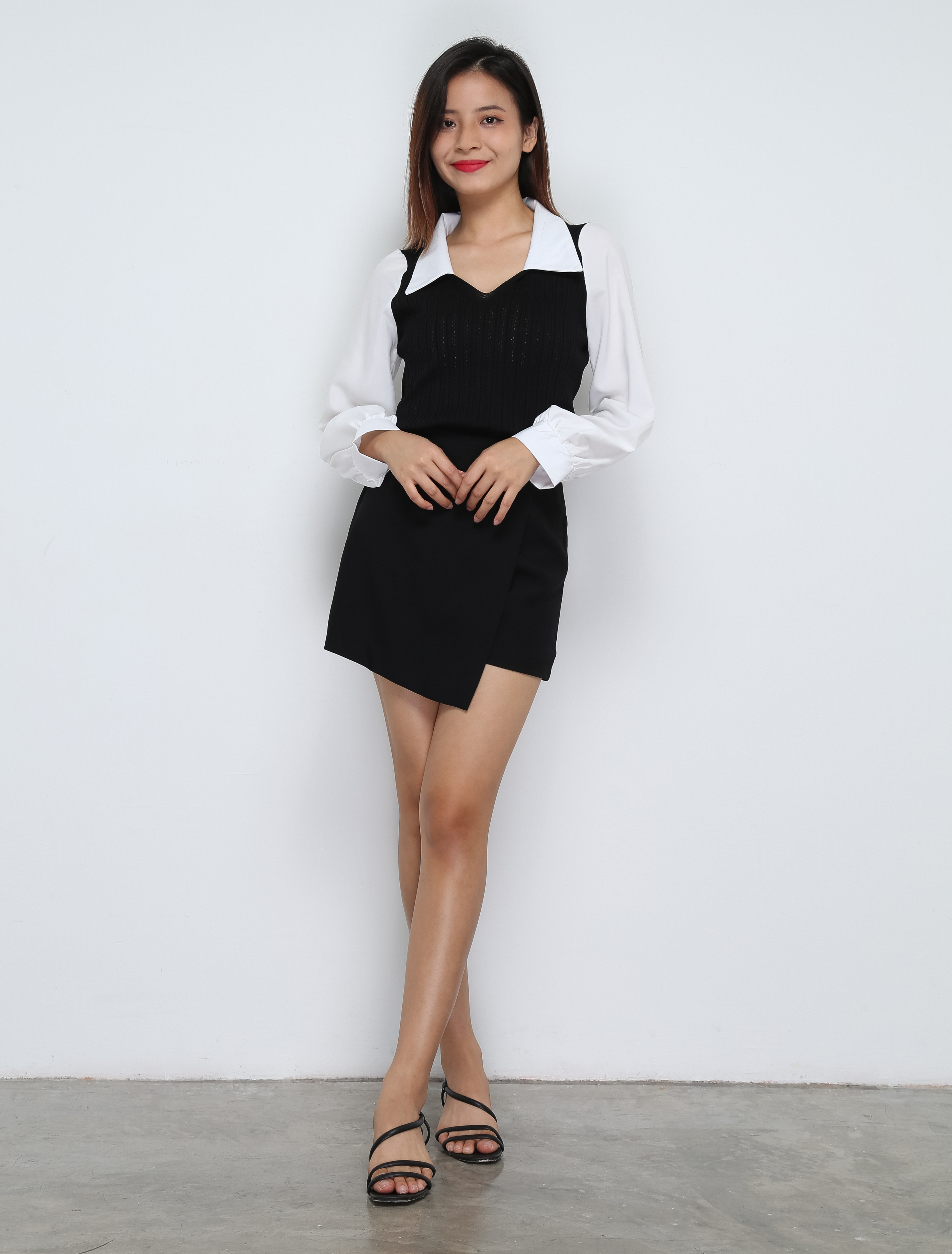 High Waist Wrap Skirt Pants 31940