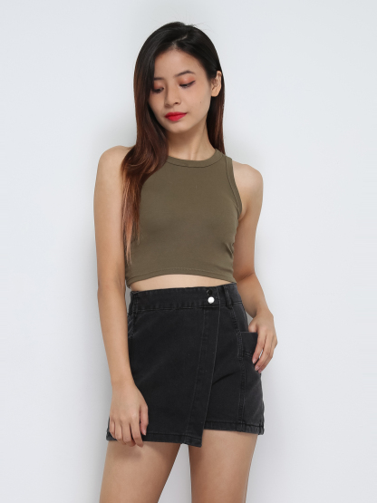 Sleeveless Back Hole Top 32122