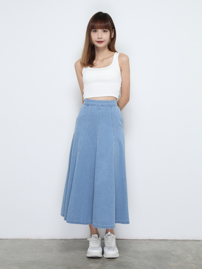 Sleeveless Plain Top 32204