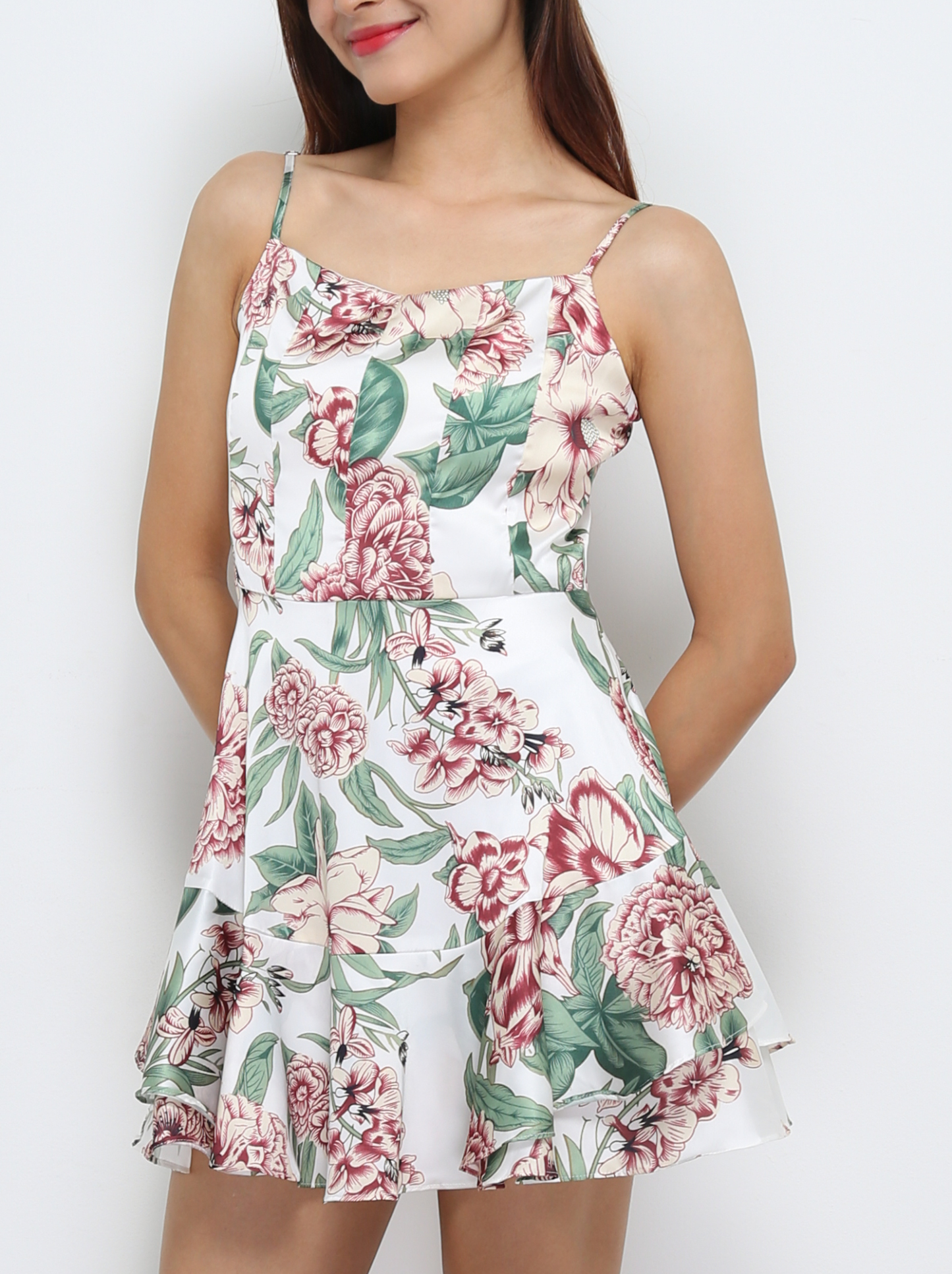 Sleeveless Floral Jumpsuit 32257