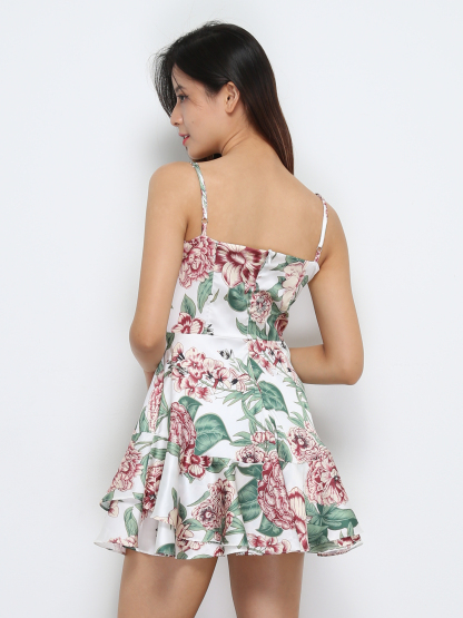 Sleeveless Floral Jumpsuit 32257