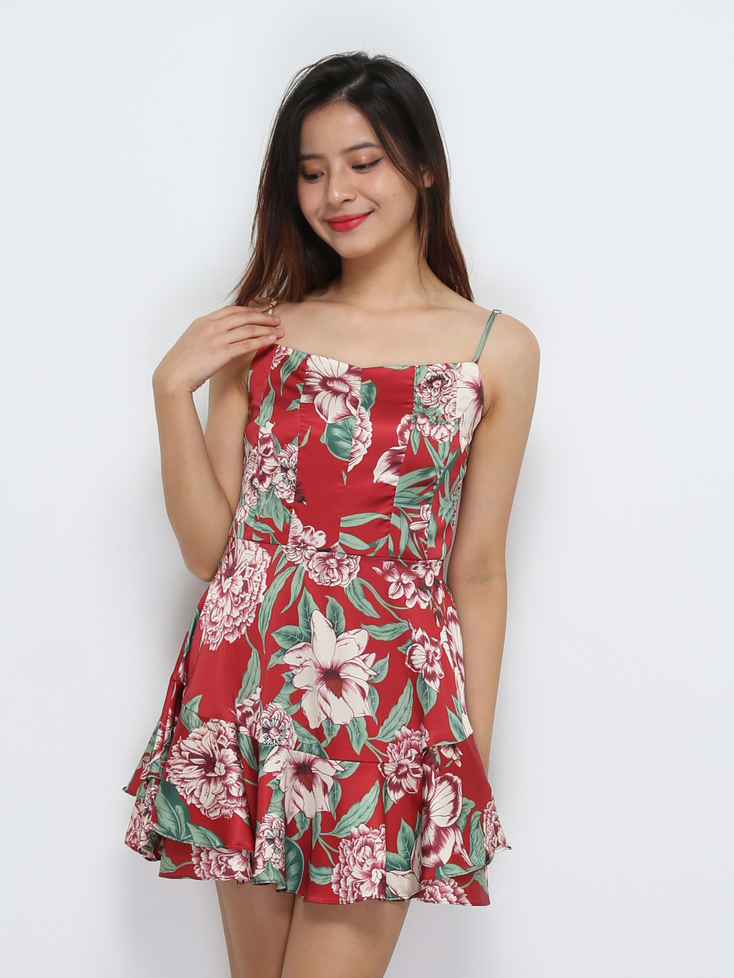Sleeveless Floral Jumpsuit 32257