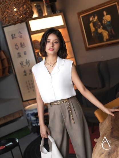 High Waist Long Pants 32373