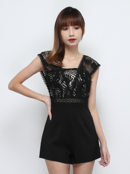 Eyelet Lace Jumpsuit 32471