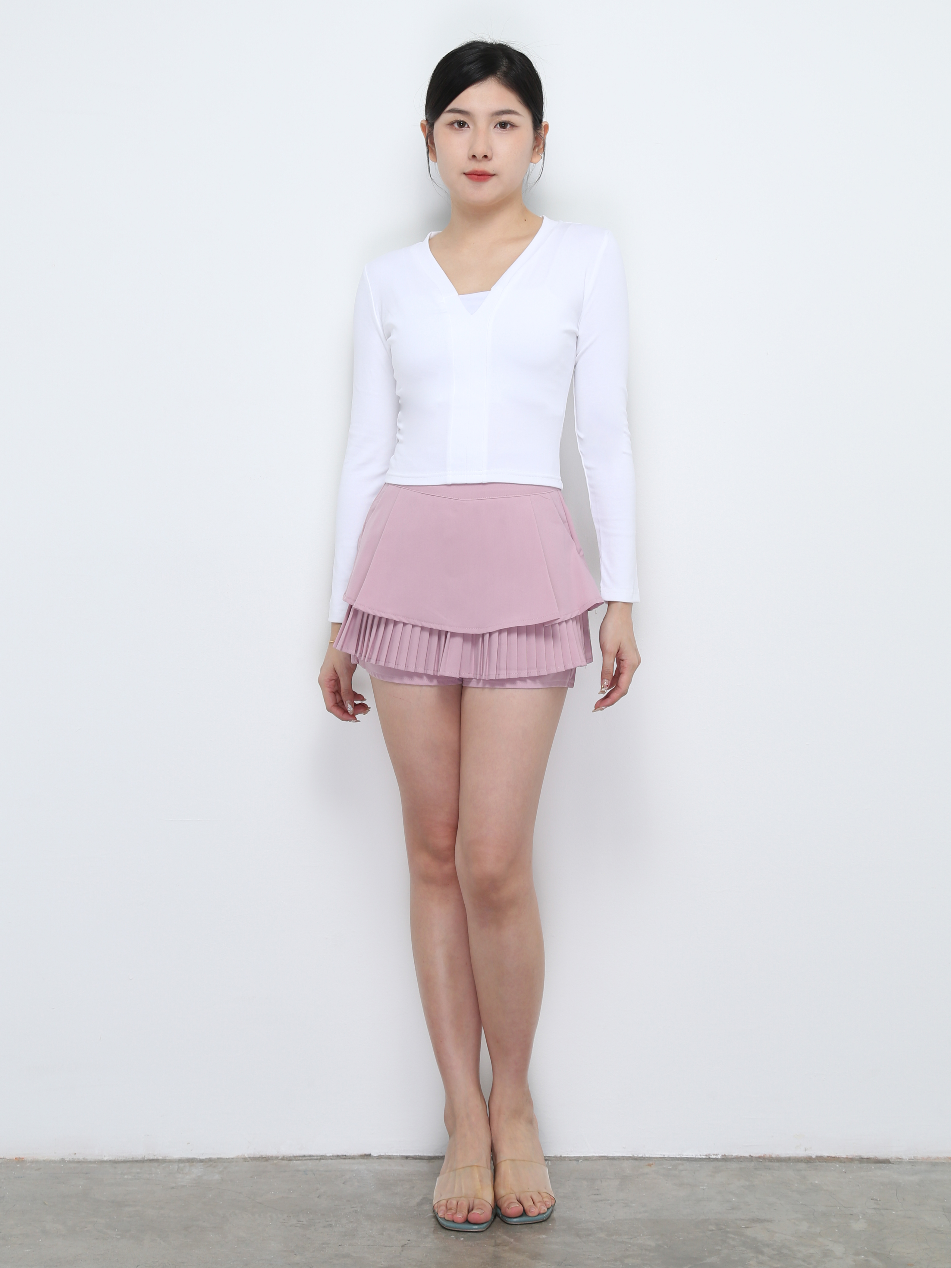 V Neck Long SLeeve Top 32478