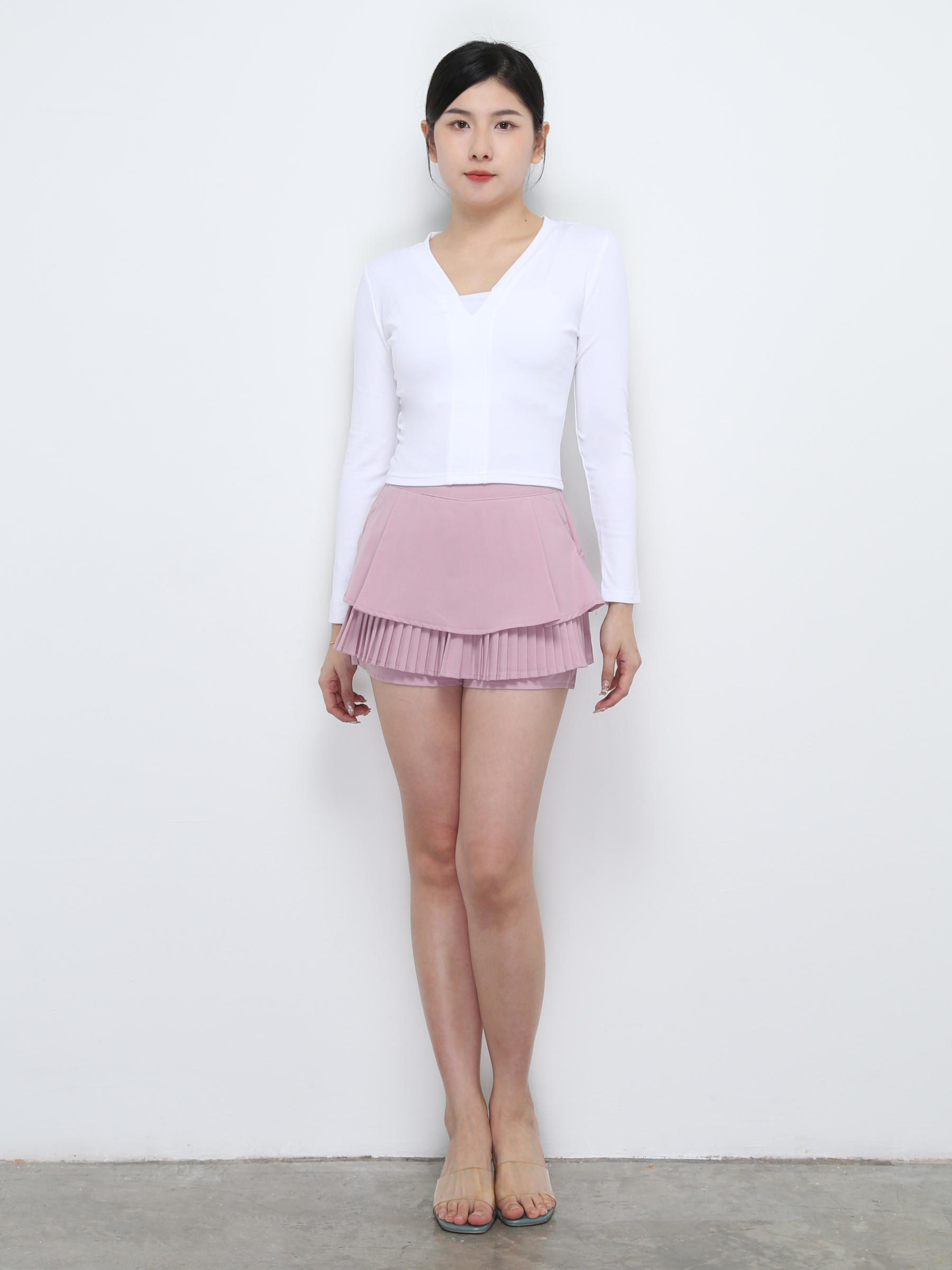 V Neck Long SLeeve Top 32478