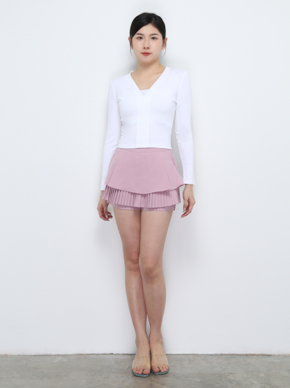 V Neck Long SLeeve Top 32478