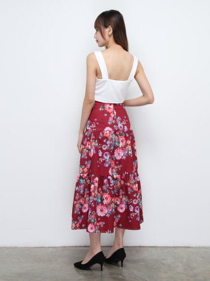 Two Tone Floral Bottom Set 32482