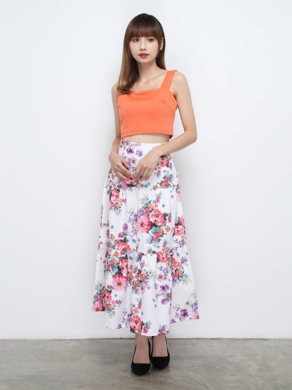 Two Tone Floral Bottom Set 32482