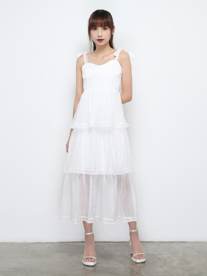 Sleeveless Layered Dress 32493