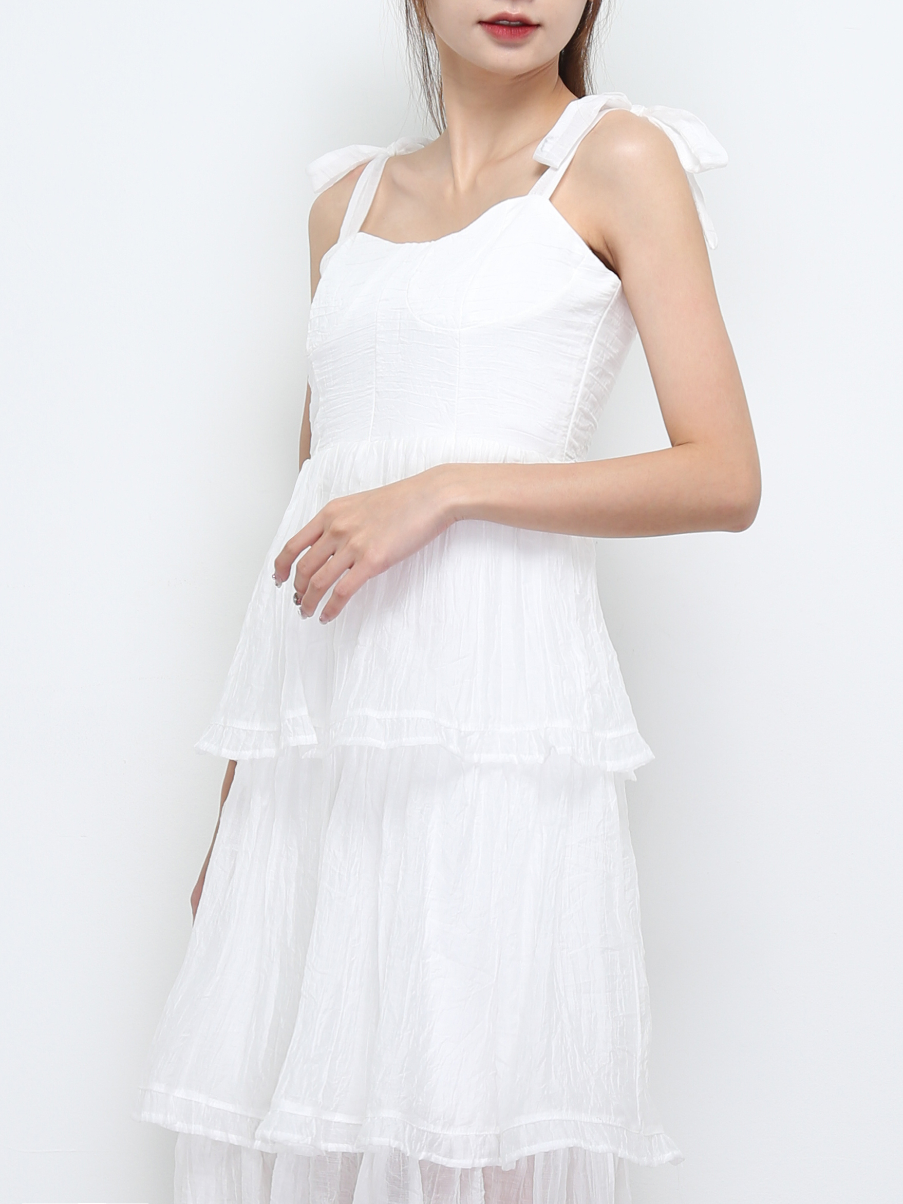 Sleeveless Layered Dress 32493