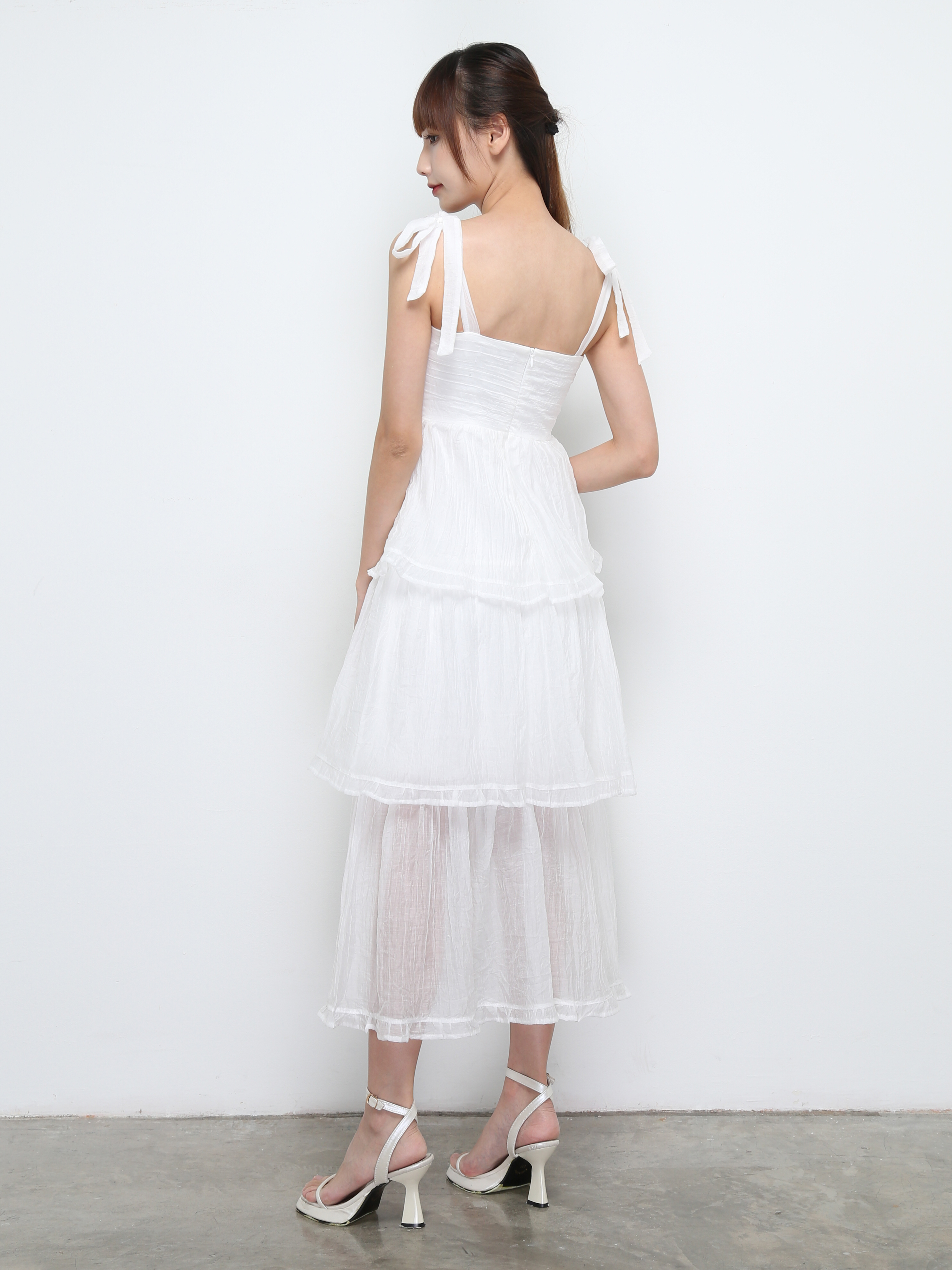 Sleeveless Layered Dress 32493