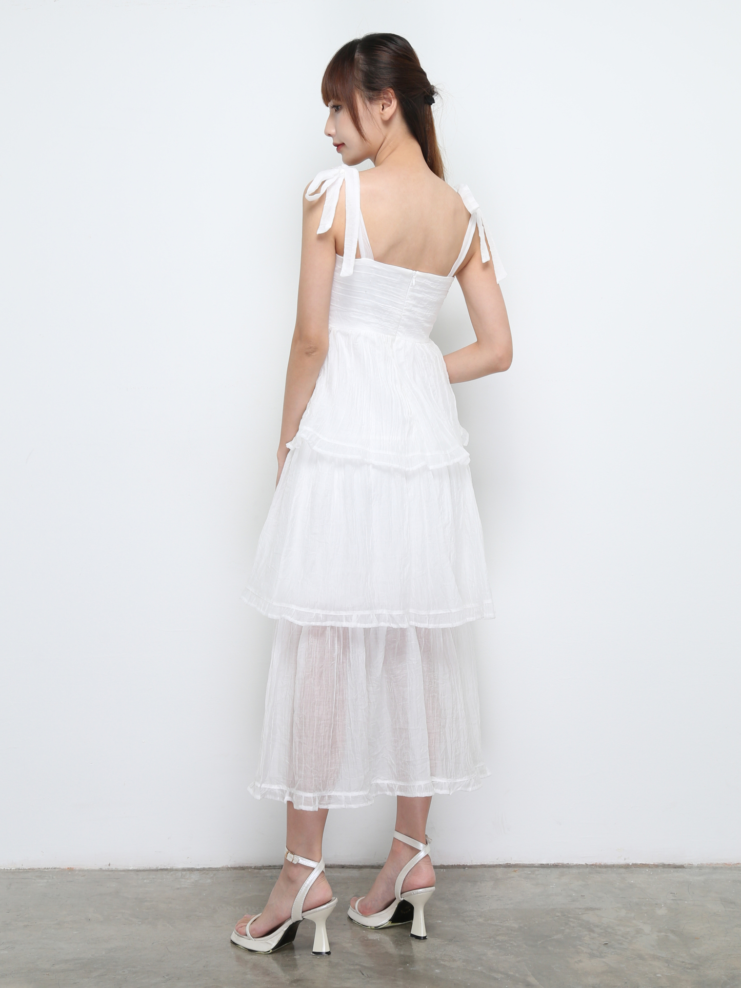 Sleeveless Layered Dress 32493