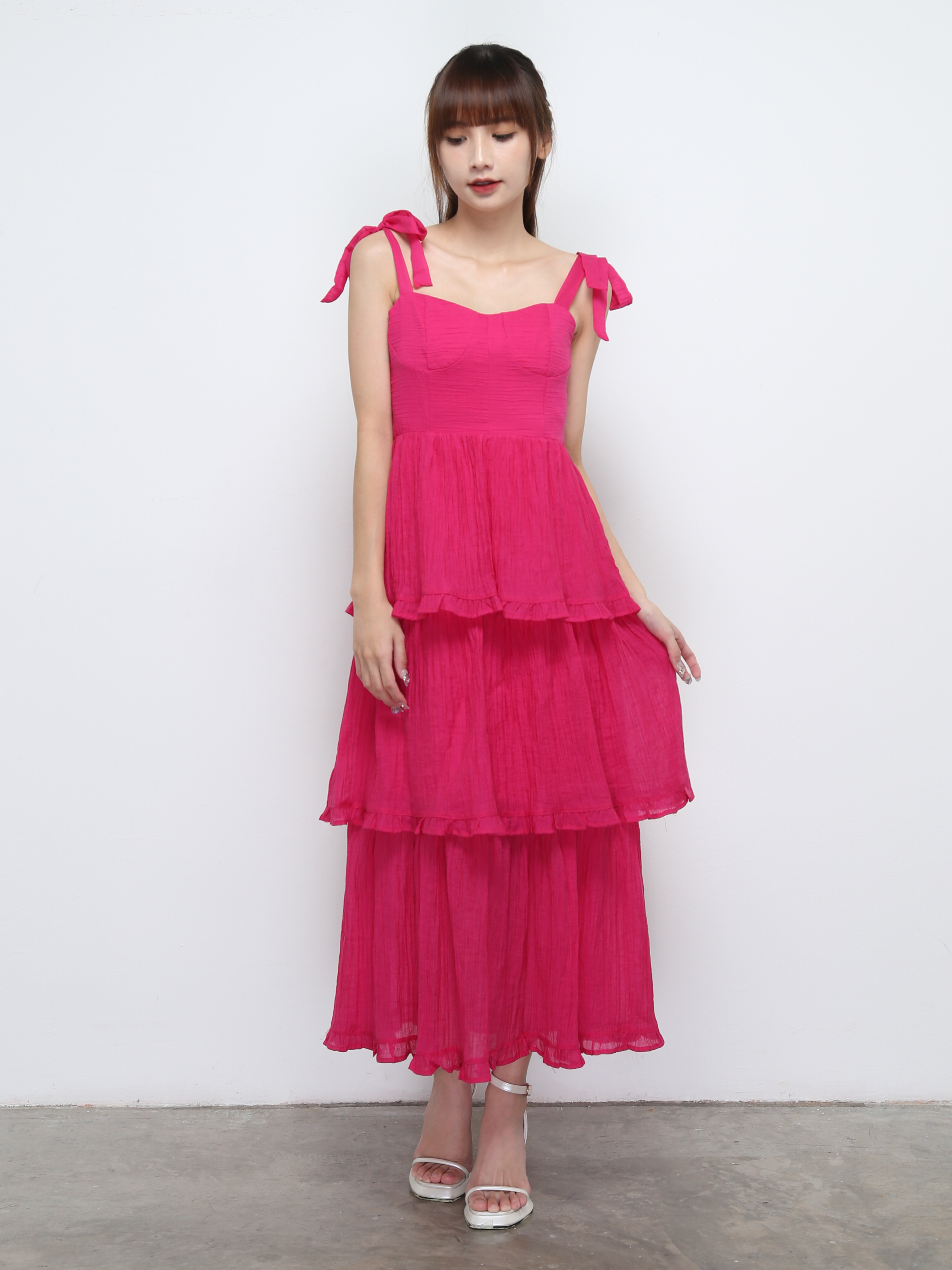 Sleeveless Layered Dress 32493