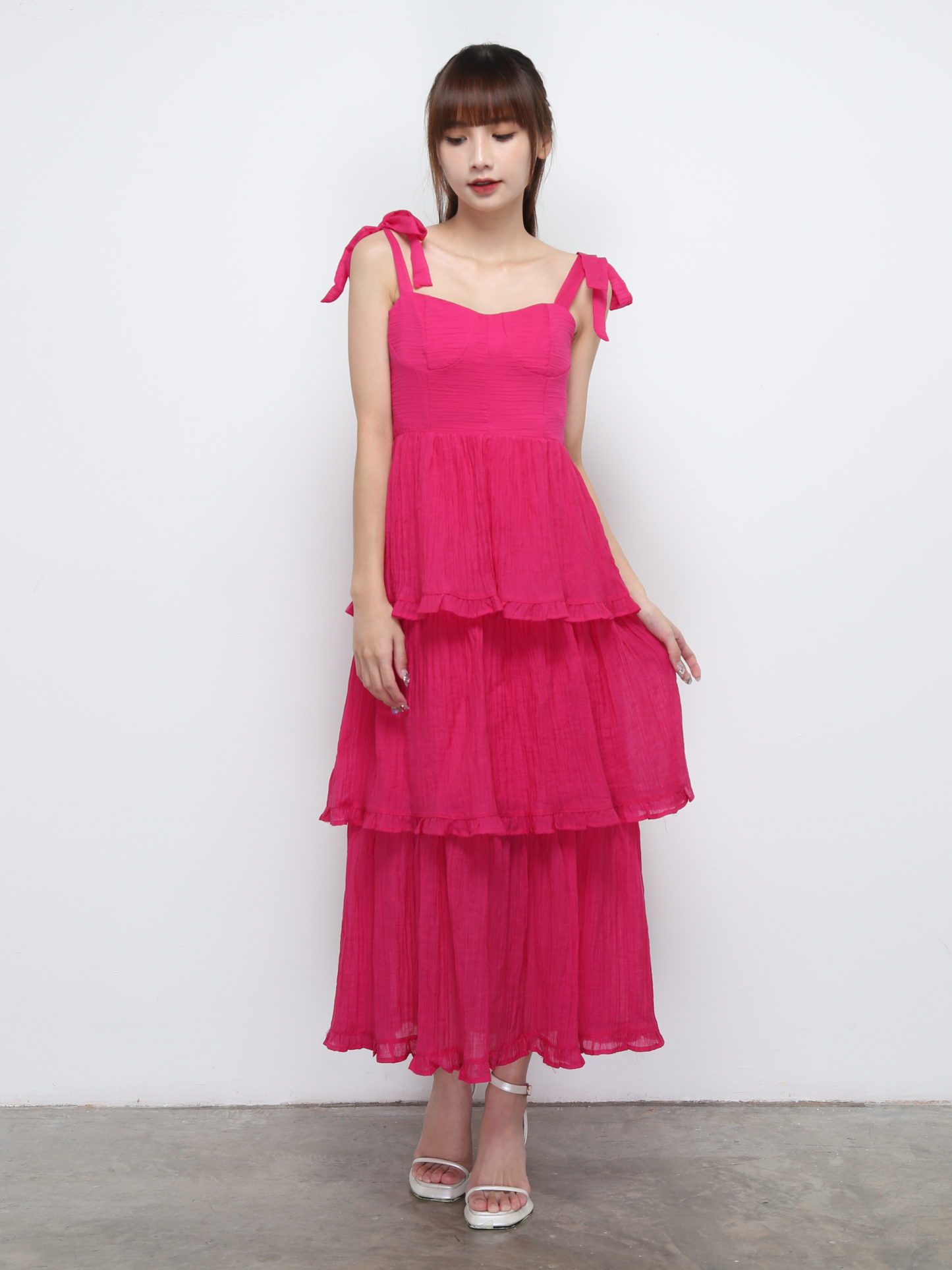 Sleeveless Layered Dress 32493