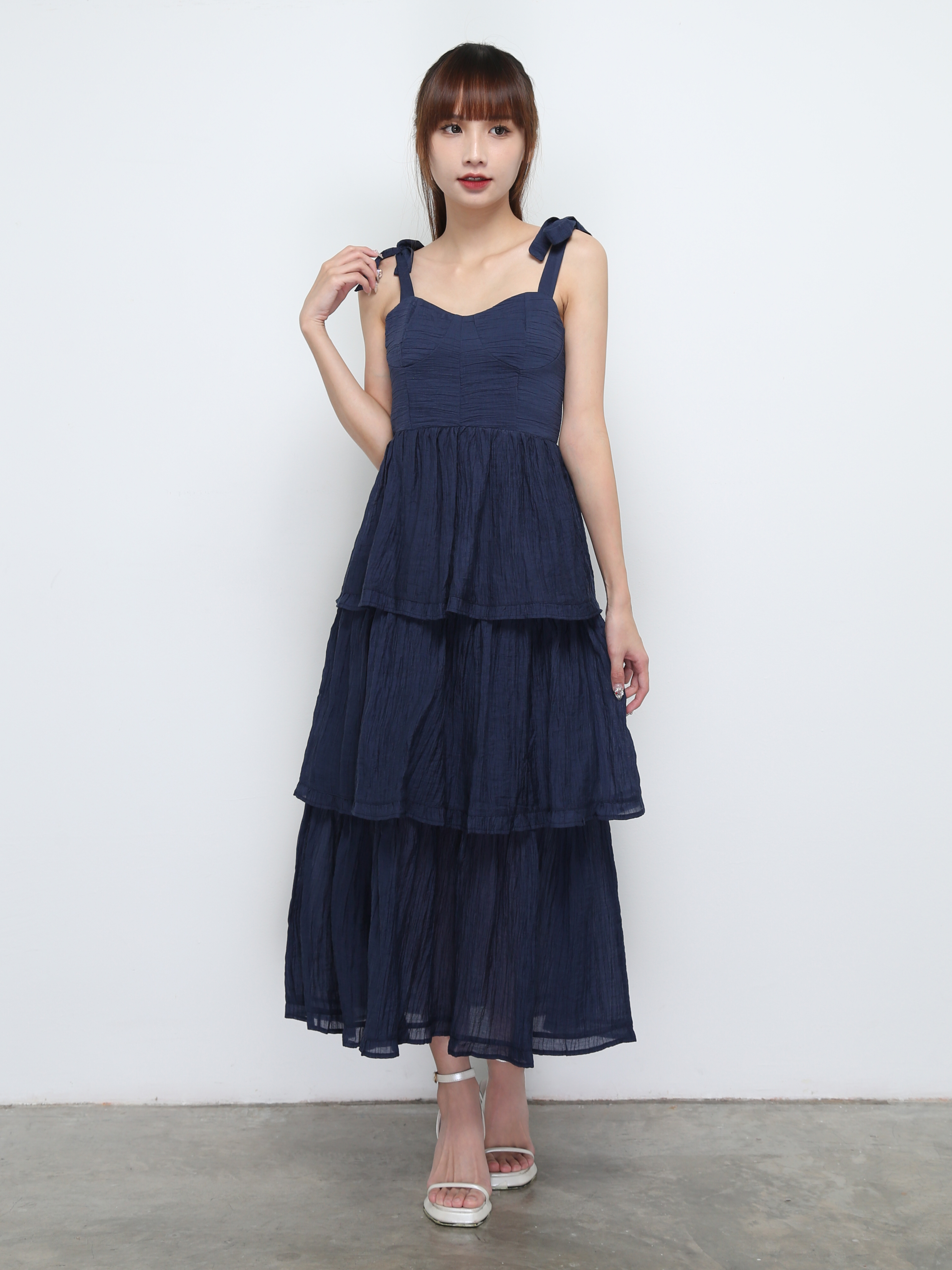 Sleeveless Layered Dress 32493