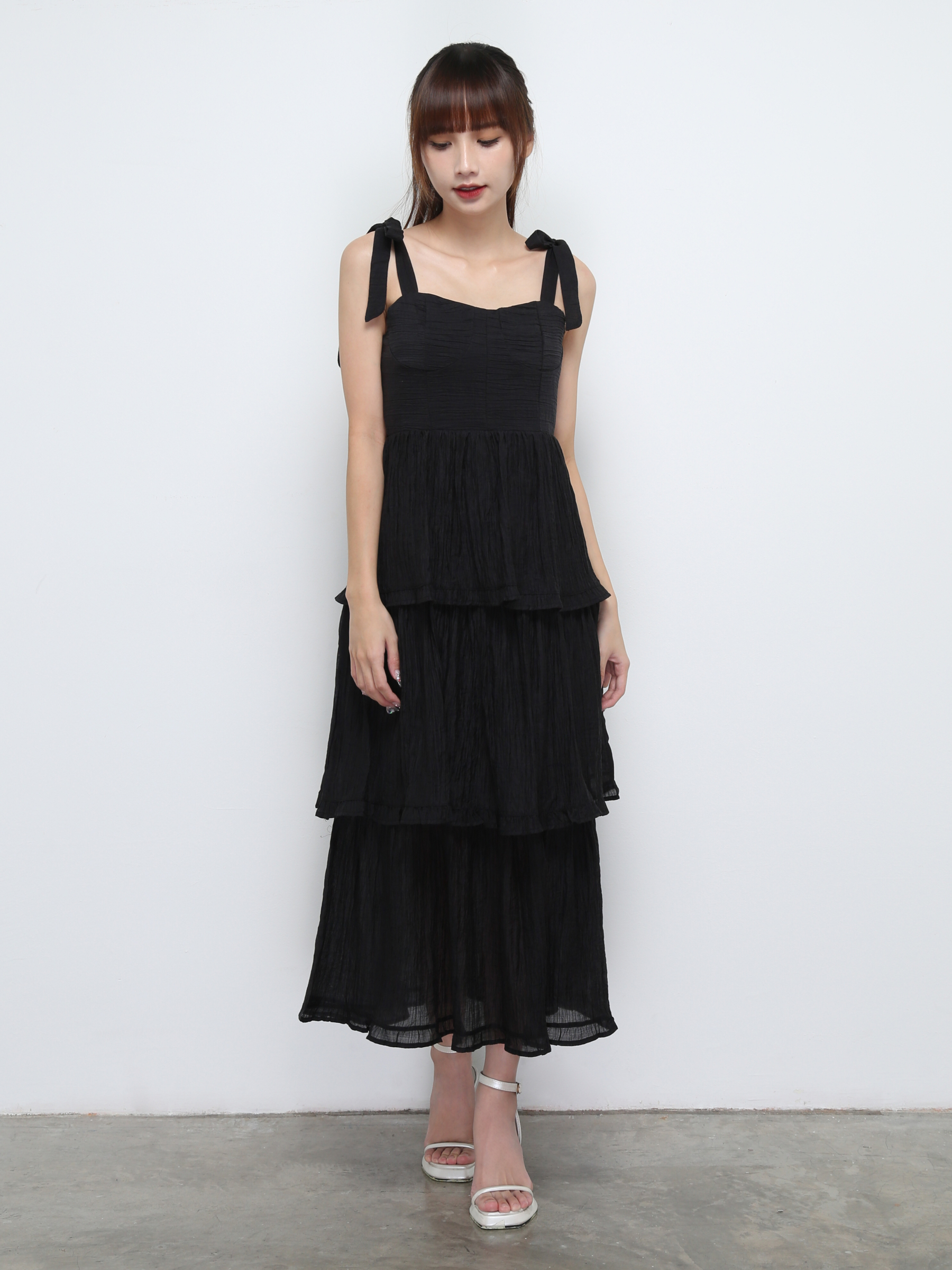 Sleeveless Layered Dress 32493