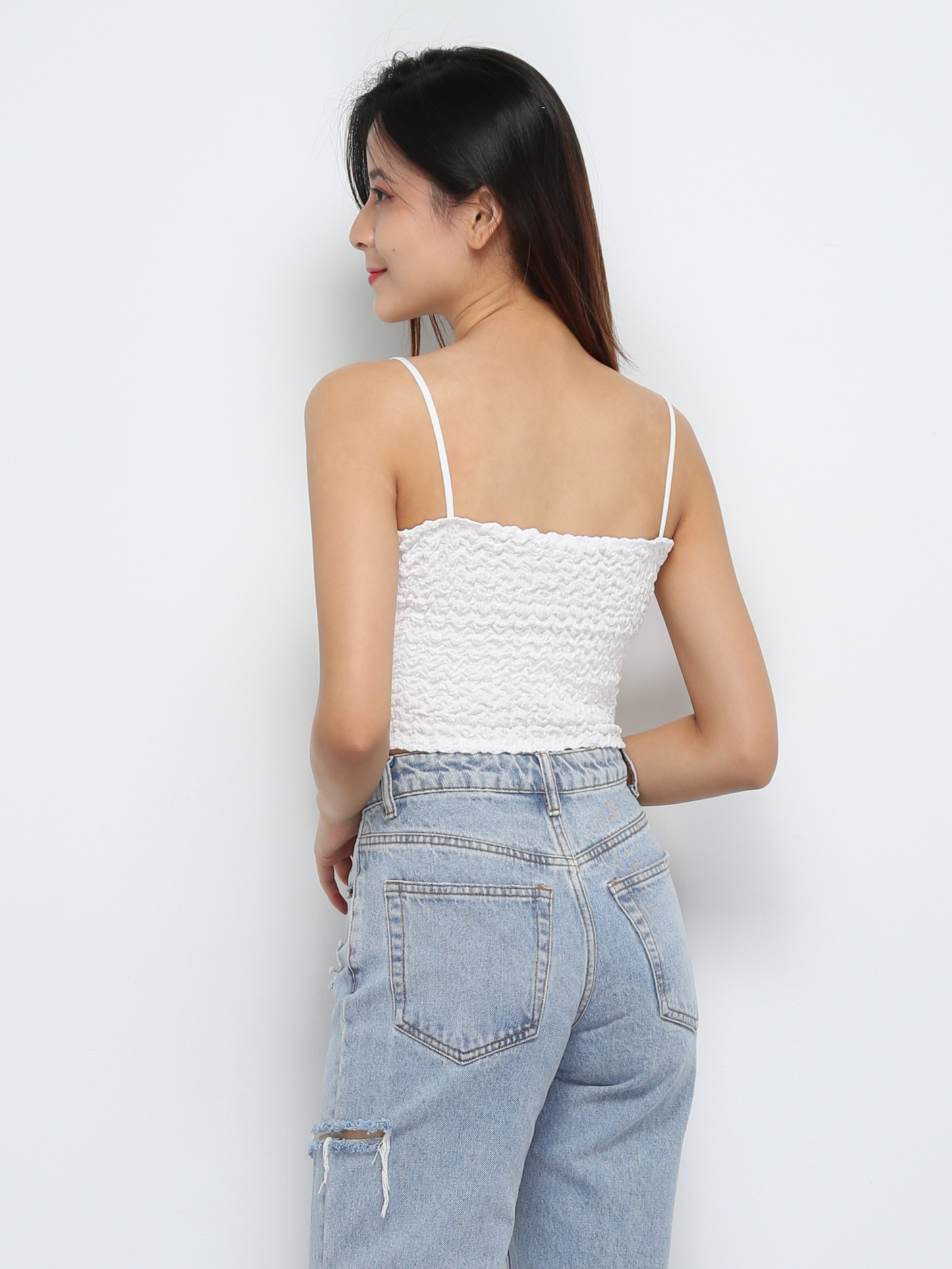 Sleeveless Crop Top 32554